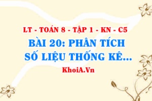 Phân tích số liệu thống kê dựa vào biểu đồ, Ví dụ? Toán 8 bài 20 kn1c5b20